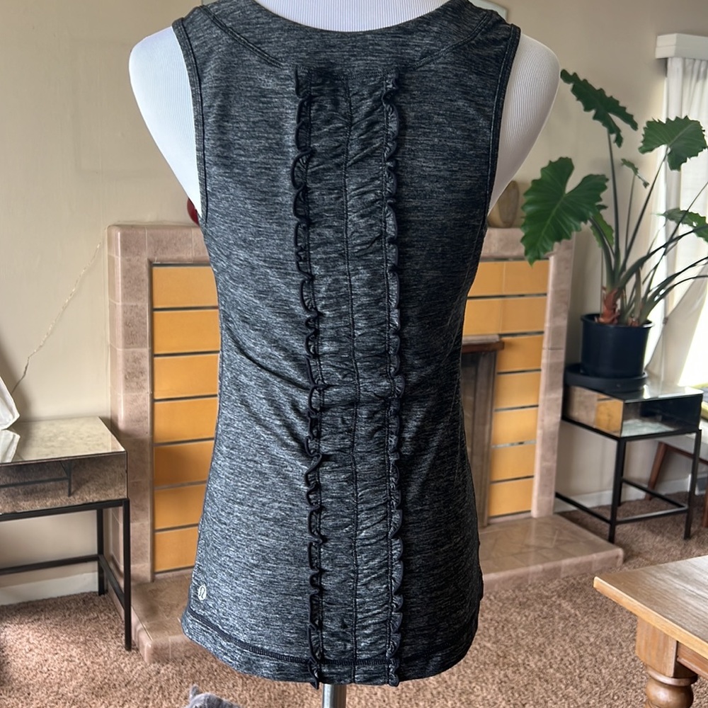 Lululemon Sports Tank with Ruffle Back - Picture 3 of 7
